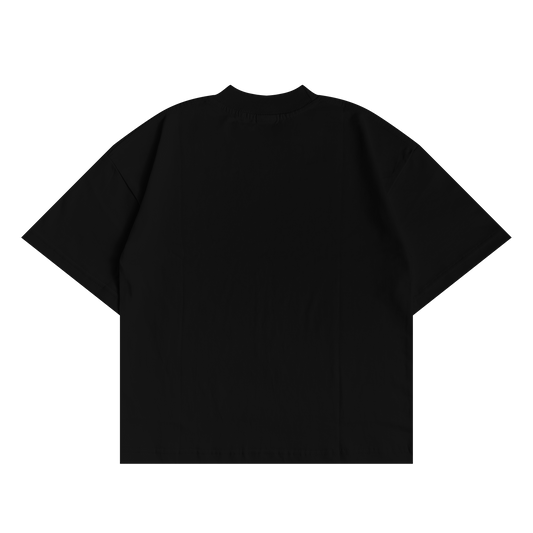 TUNED TEE IN BLACK