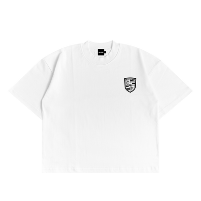 SPEEDY G RACING TEE IN WHITE