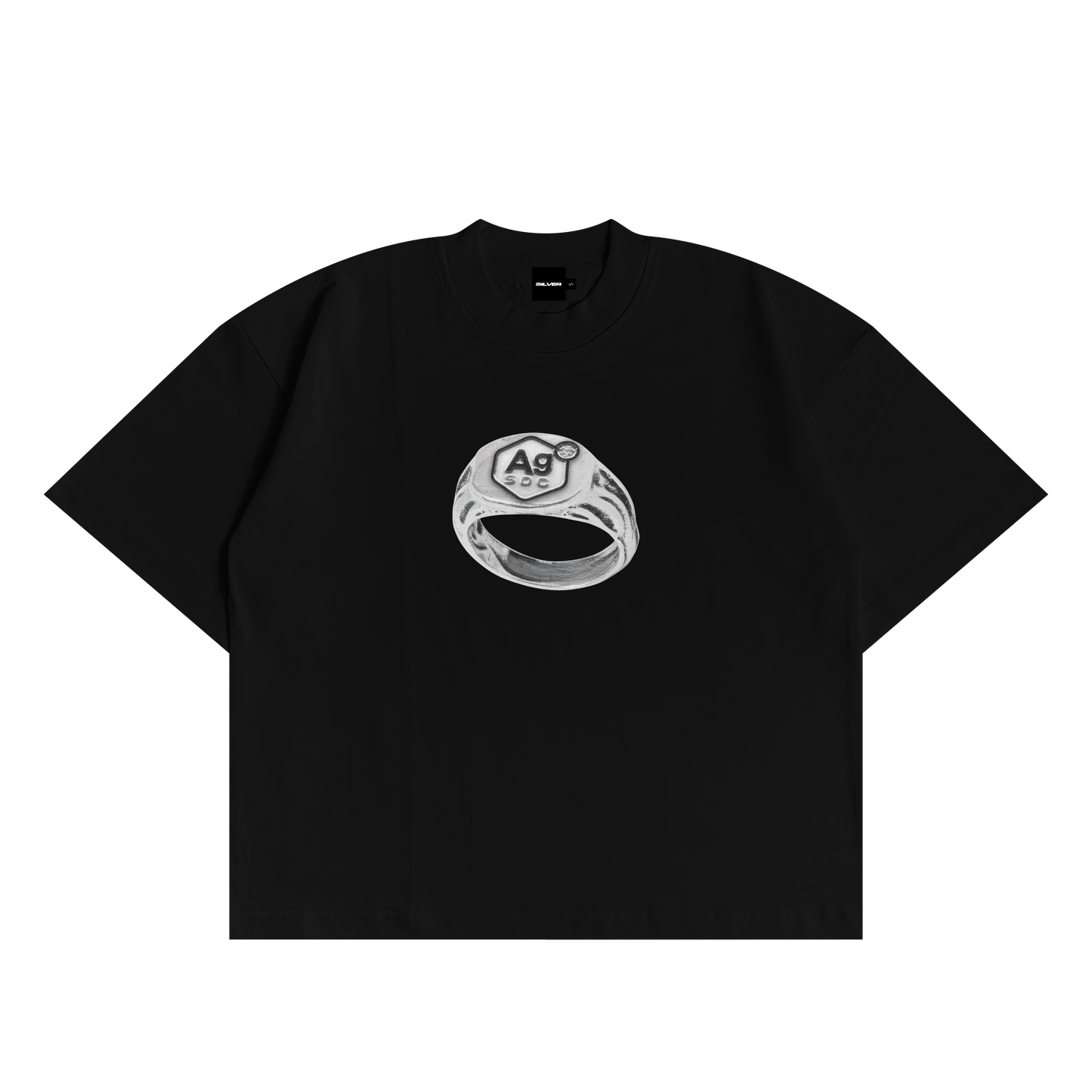 TUNED TEE IN BLACK