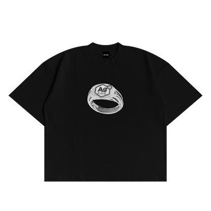 TUNED TEE IN BLACK