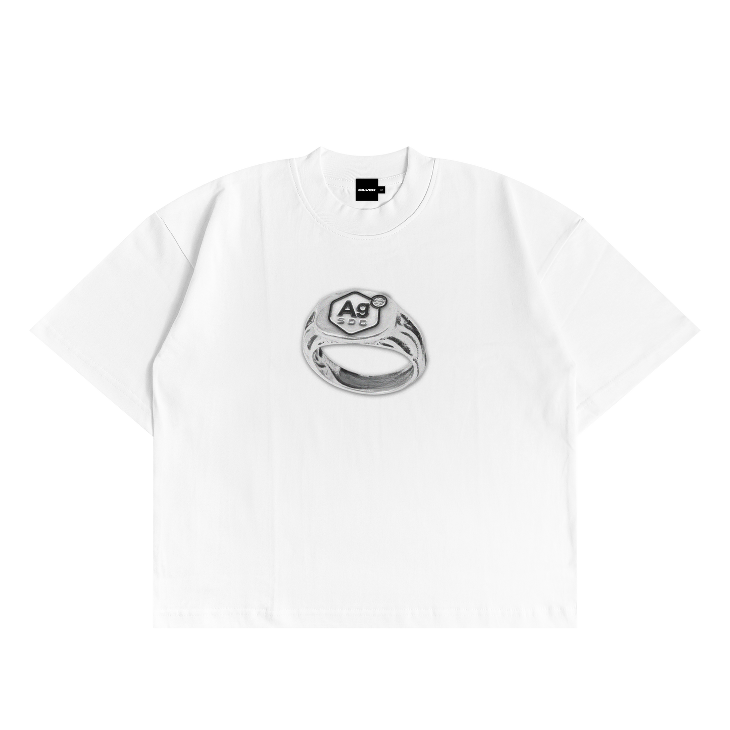 TUNED TEE IN WHITE