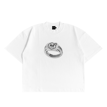 TUNED TEE IN WHITE
