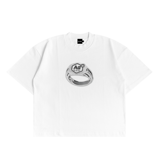TUNED TEE IN WHITE